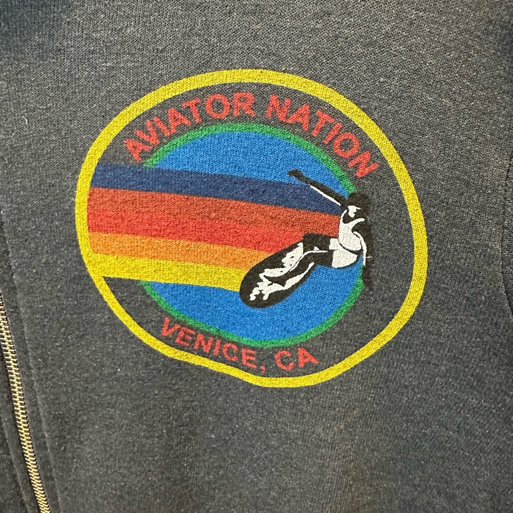 NWT Aviator Nation Venice Hoodie Size Large Unisex - Picture 3 of 7